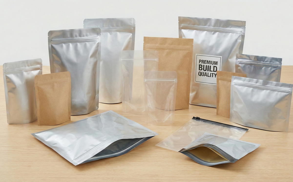 Pre-Formed Packaging Pouches and Bags - Ready-Made Flexible Packaging