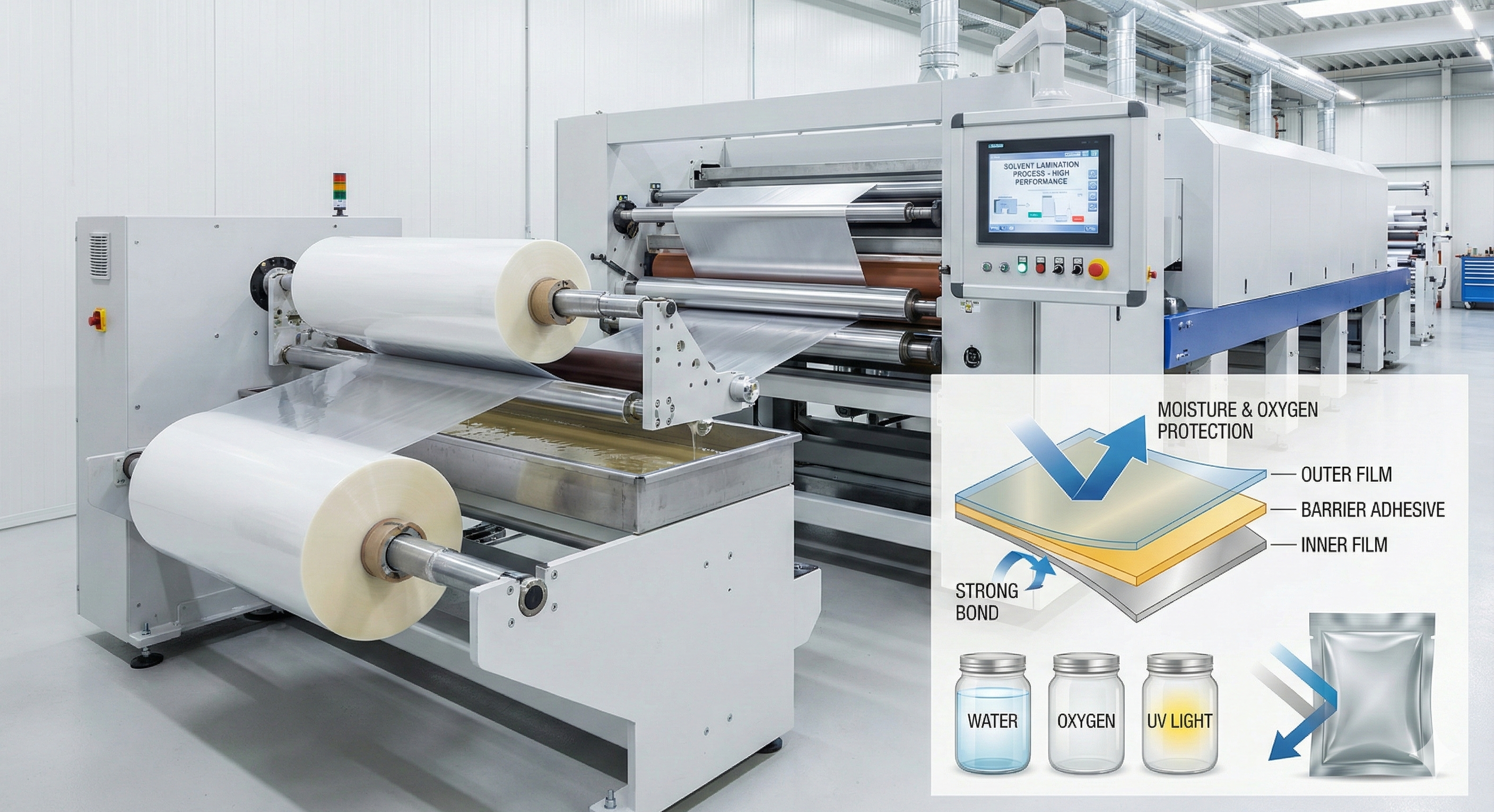 Solvent-based Lamination